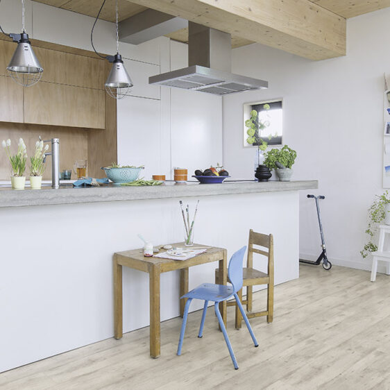 Ламінована підлога Quick-Step Impressive IM1861 Деревина під бетон світло-сіра