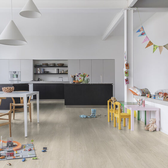 Ламінована підлога Quick-Step MAJESTIC MJ3554 Дуб долина світло-бежевий
