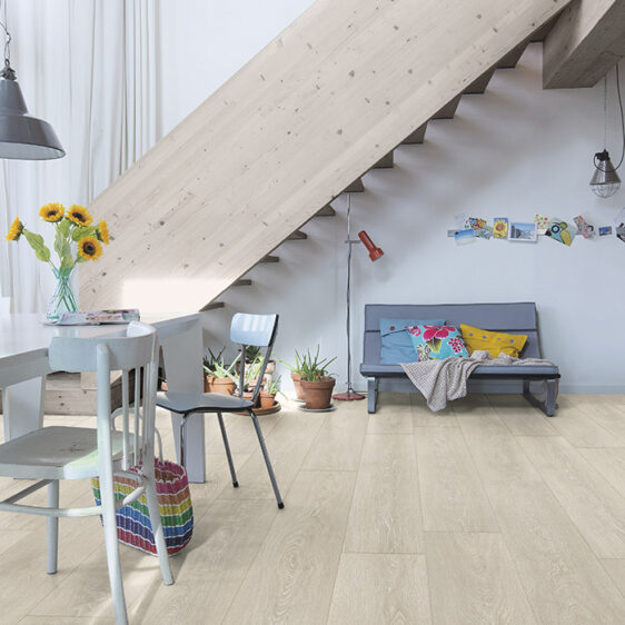 Ламінована підлога Quick-Step MAJESTIC MJ3554 Дуб долина світло-бежевий