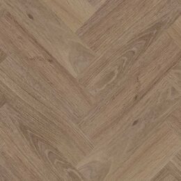 Вінілова підлога INVICTUS Maximus Click Herringbone Highland Oak (колір Roasted34) 5х145×743 mm фото