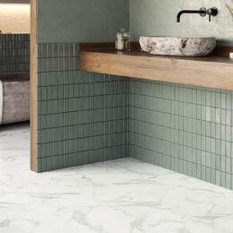Вінілова підлога INVICTUS Primus Click Pure Marble (колір Snow01) 450×907 mm фото