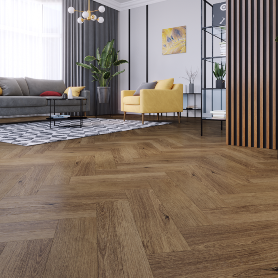 SPC Arbiton Amaron Herringbone GEORGETOWN OAK 592*148,(1,402м2)