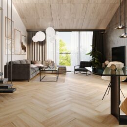 SPC Arbiton Amaron Herringbone YANKEE OAK 592*148,(1,402 м2) фото