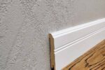 Плінтус MDF RAL 9003 Білий 80х12х2000 мм. MDF-LF01 фото