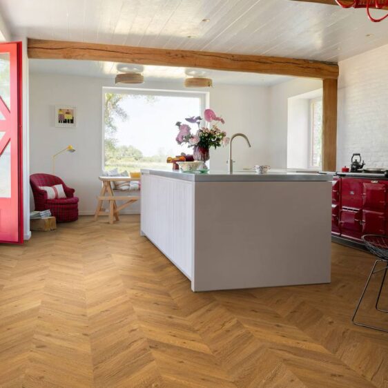 Вінілова підлога Floorlfy Rigid Vinyl Chevron – Oscar (1.58 м2)