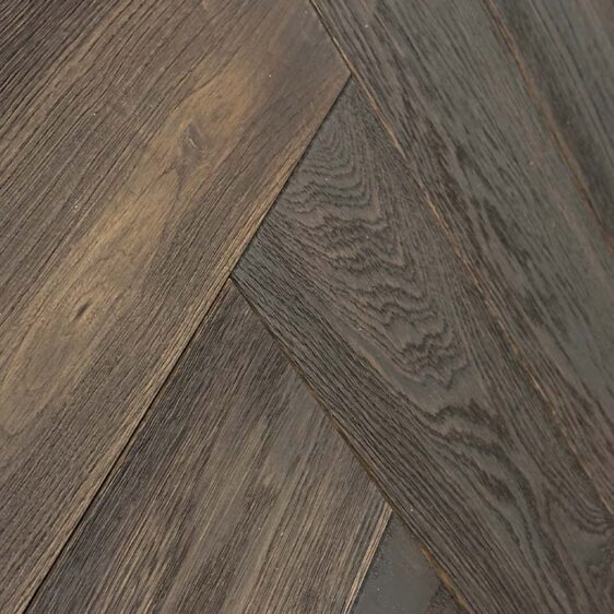 Паркетна дошка 3.0 Plus Arbofari DEEP BRUSH Herringbone Coal Urban (C) 150